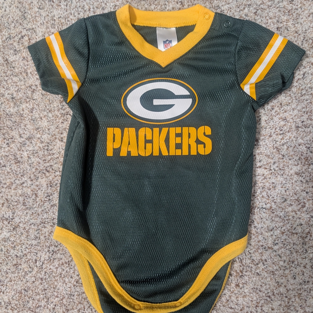 NFL Green Bay Packers Infant Bodysuit - Green and Gold